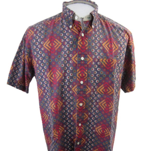 Vintage Tommy Hilfiger shirt geometric 1990s - Picture 2 of 8